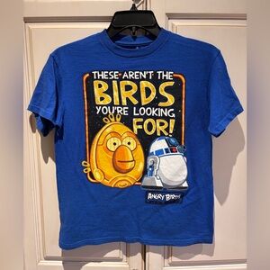 Angry Birds & Star Wars Blue T-Shirt size 10/12 fifth sun